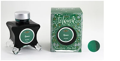 Bouteille d'encre Diamine, série Inkvent Green Edition Encre Spruce (50ml)