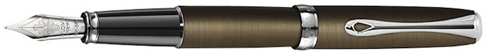 Stylo plume Diplomat, série Excellence A² Laiton oxydé CT