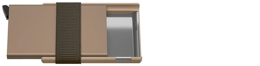Porte-cartes Secrid, série Cardslide Brun-Beige (Desert)
