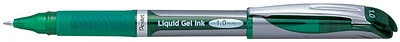 Pentel Gel pen, EnerGel Capped Refillable* series Green ink (Metal tip)