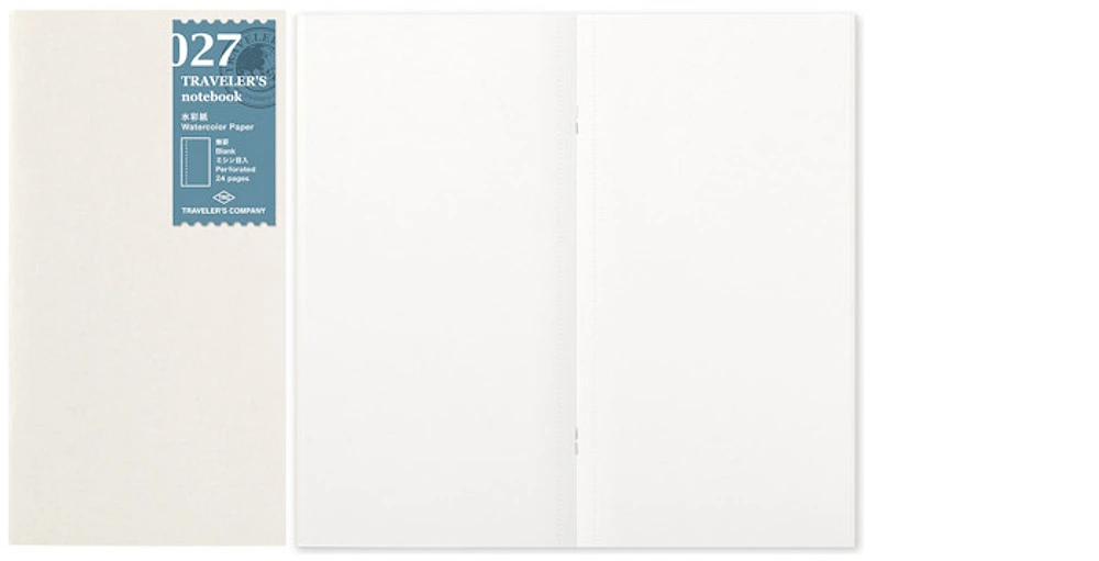 Traveler's Company Notebook refill, Notebook Refill series White (Plain, 110mm x 210mm)