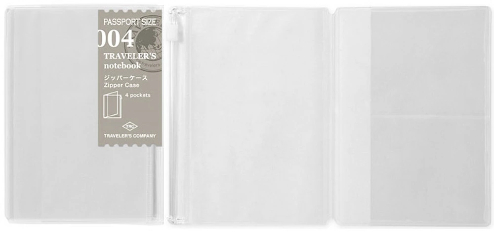 Étui Traveler's Company, série Notebook Passport Size Refill Transparent 