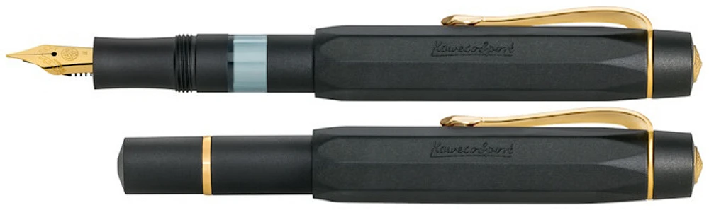 Kaweco Fountain pen, Piston Filler Sport AL series Black GT