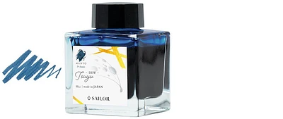 Bouteille d'encre Sailor, série Manyo 5e anniversaire Encre Dew-Tsuyu - 50ml 