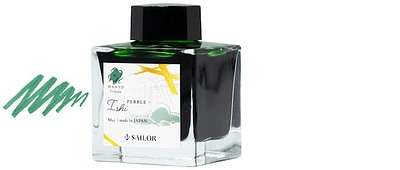 Bouteille d'encre Sailor, série Manyo 5e anniversaire Encre Pebble-Ishi - 50ml 