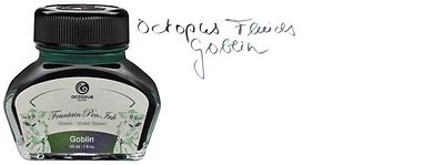 Bouteille d'encre Octopus Fluids, série Sheen Encre Goblin (30ml)
