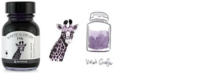 Bouteille d'encre Octopus Fluids, série Write & Draw Ink Encre violette (Giraffe) - 50ml