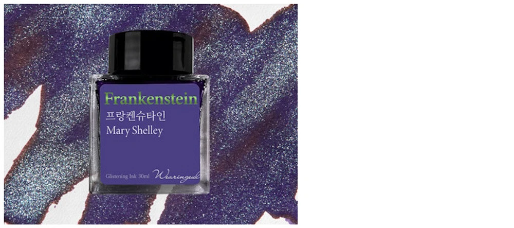 Bouteille d'encre Wearingeul, série World Literature Ink Encre Frankenstein (30ml)