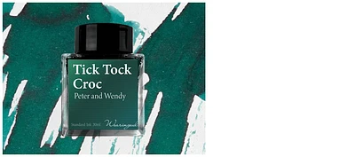 Bouteille d'encre Wearingeul, série World Literature Ink Encre Tick Tock Croc (30ml)