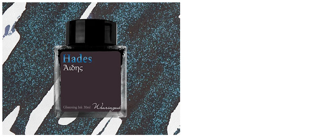 Bouteille d'encre Wearingeul, série World Myth Ink Encre Hades (30ml)