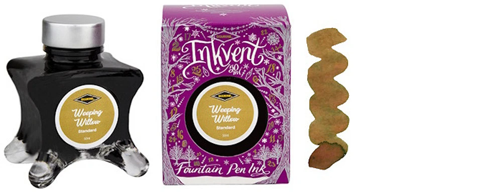 Diamine Ink bottle, Inkvent Purple Edition series Weeping Willow ink (50ml)