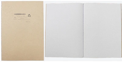 Tomoe River Notebook (A5), Stitch Notebook series White (Dot grid, 148mm x 210mm)