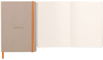 Rhodia Notebook (A5), Rhodiarama A5 series Light pink* (Softcover, 148 mm x 210 mm, lined)