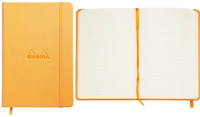 Carnet de notes (A5) Rhodia, série Webnotebook Orange (Couverture rigide, 148 mm x 210 mm