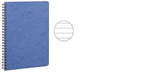 Cahier spiralé (A5) Clairefontaine, série Age Bag Bleu (148 mm x 210 mm, ligné) 