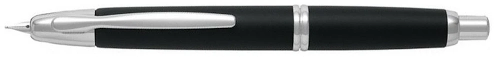 Stylo plume Pilot, série Capless Rhodium trim Noir mat Rt