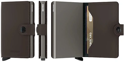 Secrid Card case, Miniwallet Matte series Truffle