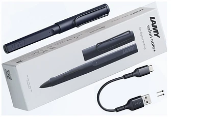 Stylo digital Lamy, série Safari Note + Bleu-noir (Steel black)