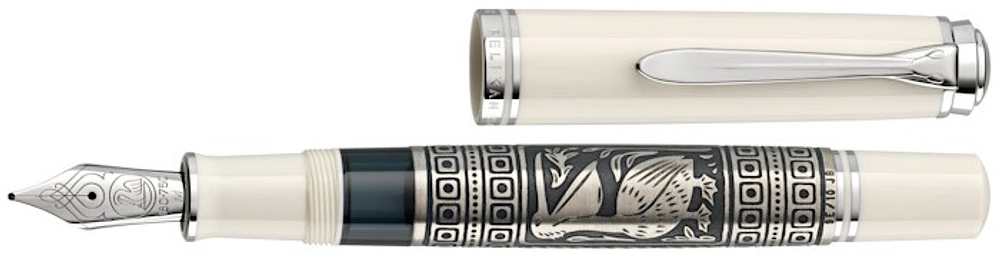 Stylo plume Pelikan, série Édition Spéciale Toledo 910 Blanc