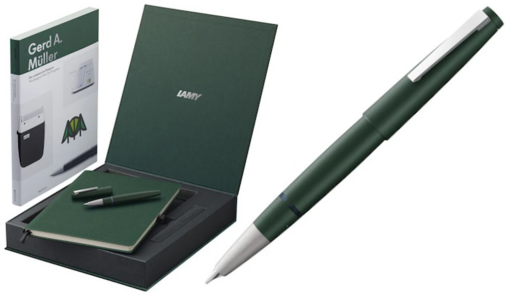 Ensemble stylo plume Lamy, série Édition Spéciale 2000 Pine - Vert