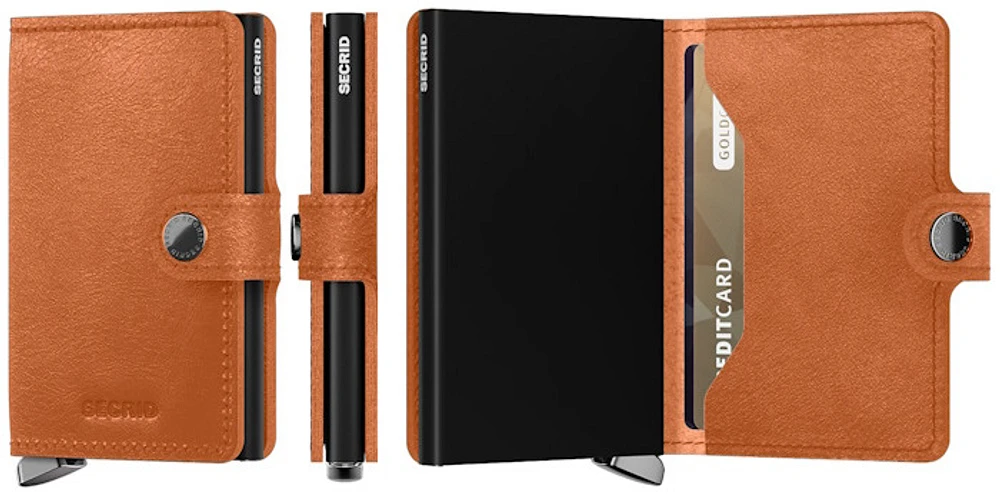 Secrid Card case, Premium Miniwallet series Cognac (Basco Cognac)