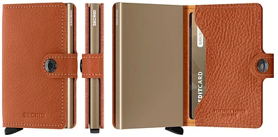 Porte-cartes Secrid, série Miniwallet Veg Caramel (Caramello-Sand)  