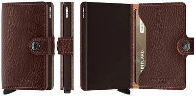 Secrid Card case, Miniwallet Veg series Dark brown (Espresso-Brown)