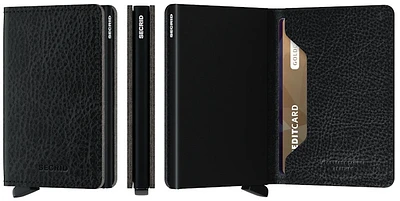 Porte-cartes Secrid, série Slimwallet Veg Noir (Black-Black)  