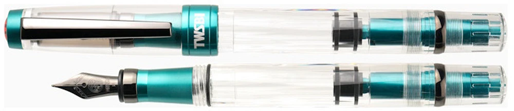 Stylo plume TWSBI, série Diamond 580 ALR Caraïbes avec Onyx (Pointes régulières)