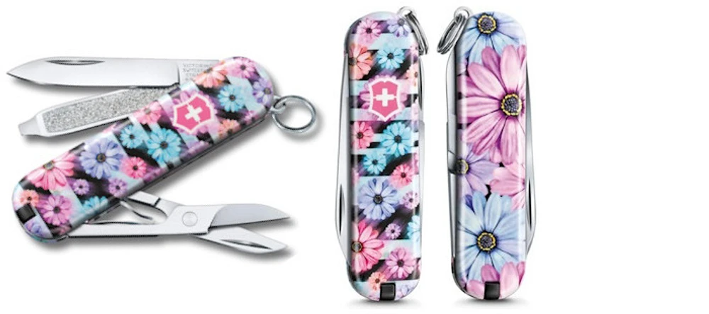 Couteau Victorinox, série Classic SD Édition Limitée 2021 Dynamique Florale