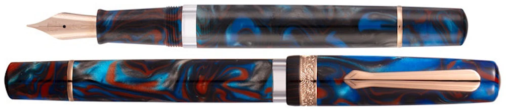 Nahvalur Fountain pen, Schuylkill Dragonet Sapphire Limited Edition series