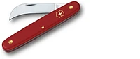 Couteau serpette Victorinox, série Jardin Rouge (Lame courbée)