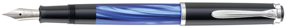 Stylo plume Pelikan, série Classic M205 Marbré bleu CT