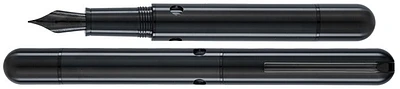 Nahvalur Fountain pen, Nautilus Ti Black series (14kt nib)