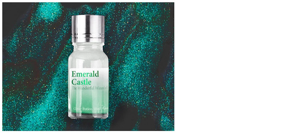 Wearingeul Glitter potion, Glitter series Emerald Castle (10ml)
