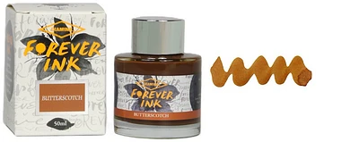 Diamine Ink bottle, Forever series Butterscotch ink (50ml)