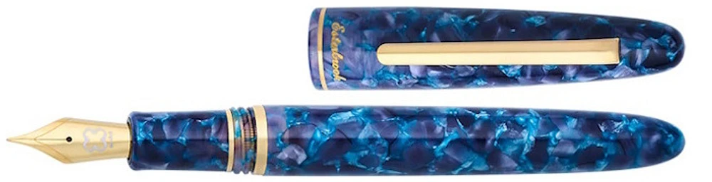 Stylo plume Standard Esterbrook, série Blue Moon Estie - Or (Cartouche / Convertisseur)