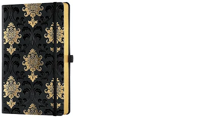 Castelli Notebook (A5), Gold series Baroque (Ruled, rigid cover)