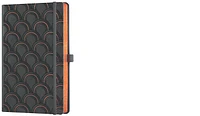 Carnet de notes (A5) Castelli, série Cuivré - Art Deco (Ligné, couverture rigide)