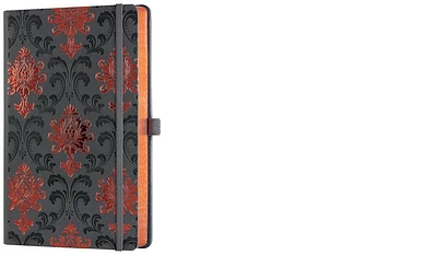 Carnet de notes (A5) Castelli, série Cuivré - Baroque (Ligné, couverture rigide)