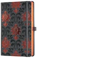 Carnet de notes (A5) Castelli, série Cuivré - Baroque (Ligné, couverture rigide)