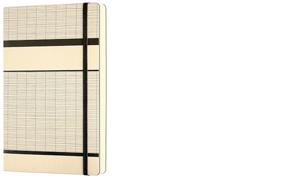 Carnet de notes (A5) Castelli, série Tatami Blanc Latté (Ligné, couverture souple)