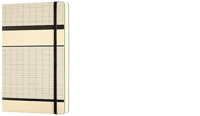 Carnet de notes (A5) Castelli, série Tatami Blanc Latté (Ligné, couverture souple)