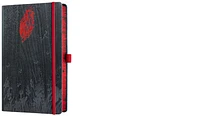 Carnet de notes (A5) Castelli, série Foresta Feuille (Ligné, couverture rigide)