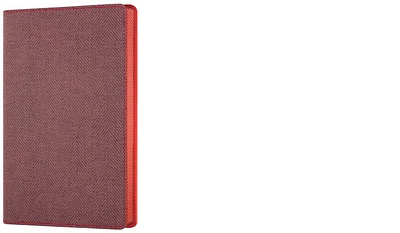 Carnet de notes (A5) Castelli, série Harris Érable rouge (Ligné, couverture flexible)