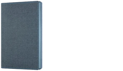 Carnet de notes (A5) Castelli, série Harris Bleu ardoise (Ligné, couverture flexible)