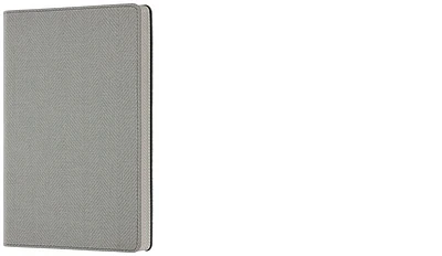 Carnet de notes (A5) Castelli, série Harris Gris huître (Ligné, couverture flexible)