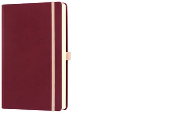 Carnet de notes (A5) Castelli, série Aquarela Cerise noire (Ligné, couverture rigide)