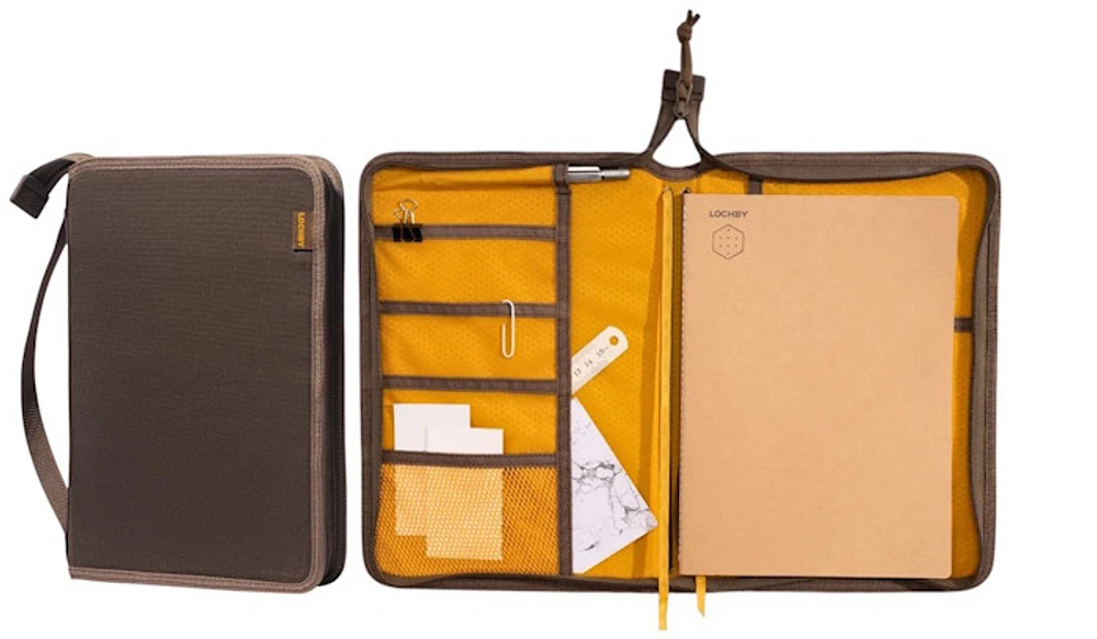 Carnet de notes Lochby, série Field Folio B5 Brun