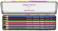 Ensemble de crayons de couleur Caran d'Ache, série Germanier Les Fulgureuses SE (Boîte de 13)  